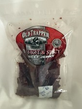 Old Trapper Hot Spicy Beef Jerky-10 Ounce Bag-New In Sealed Bag-Exp 11/27-1/28