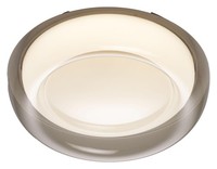 Casa Nova Jerom Led-Deckenlampe Deckenleuchte Grau Kunststoff Ø 40 Cm