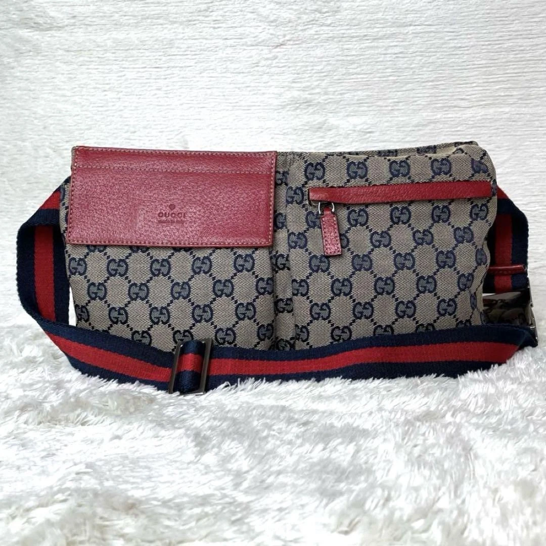 Beauty GUCCI sac taille GG Sherry Line toile cadeau 0411b