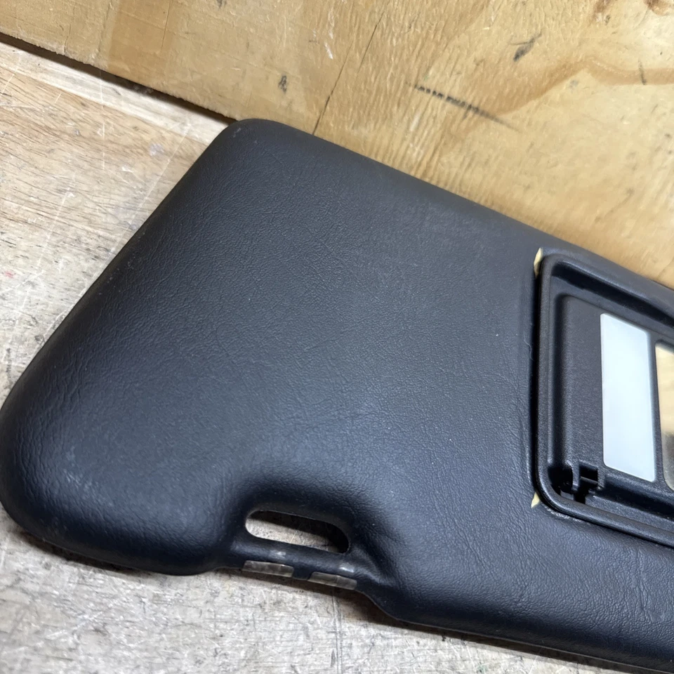 1986-1988 Mercedes-Benz W126 420SEL 300SE 560SEL Black Sunvisors Sun Shade PAIR Foto 2 de 4