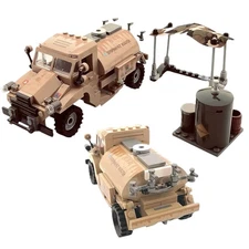 WWII Military Water Tanker Building Block Set | General Jim's Toys & Bricks| GJ-