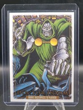 Doctor Doom 2024 SkyBox Marvel Masterpieces ’92 Platinum Leather #26