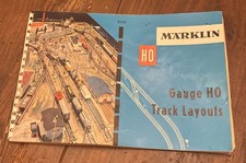 MARKLIN - VINTAGE 1960'S GAUGE HO MODEL TRAIN TRACK  LAYOUT GUIDE BOOK 0331