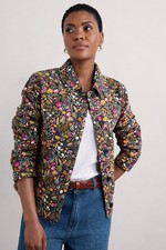 Seasalt Women's Regular Gildhouse Quilted Jacket Garden Harvest Maritime