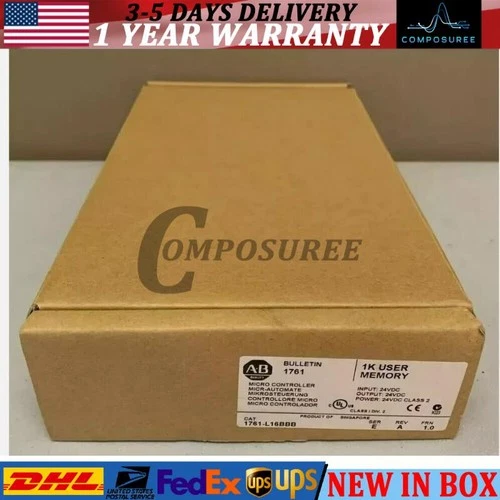 Factory Sealed AB 1761-L16BBB MicroLogix 1000 Controller US Free Tax