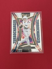 2024 Panini Select Drake Maye #24 Turbocharged RC Rookie Patriots