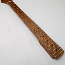 Left Handed Electric Guitar Neck Roasted Flame Maple Rosewood 22 Frets 25.5"