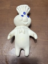 Vintage Poppin Fresh Pillsbury Doughboy 7" Doll Soft Rubber Swivel Head 1995