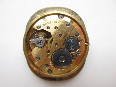Peseux cal. 7001 - Favre Leuba signed Swiss watch movement -sub seconds- running
