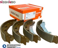 NISSHINBO  Bremsbackensatz HINTEN für Renault Kango NISSAN Kubistar Primera