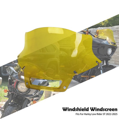 #ad 8.5quot; Yellow Windscreen Windshield For Harley Softail Low Rider ST FXLRST 22 2025 $73.99