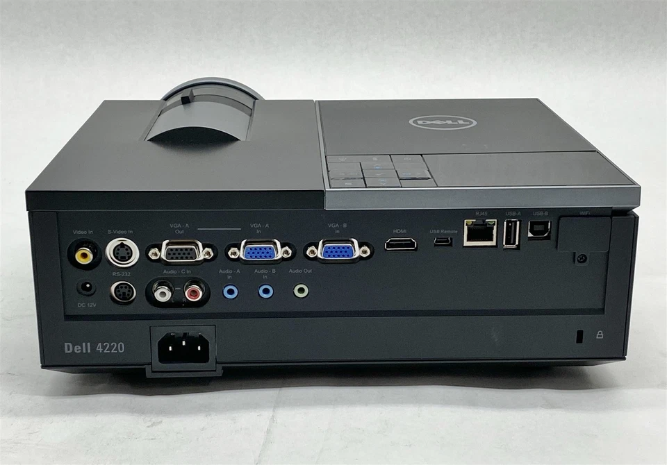 Dell 4220 XGA 1024x768 DLP Projector 4100-Lumens *Operating Hour 349hr w/ Remote - Image 4 of 4