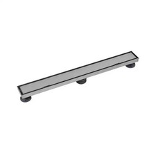 Oatey Designline 28 in. Stainless Steel Linear Shower Drain with Tile-In.Pattern