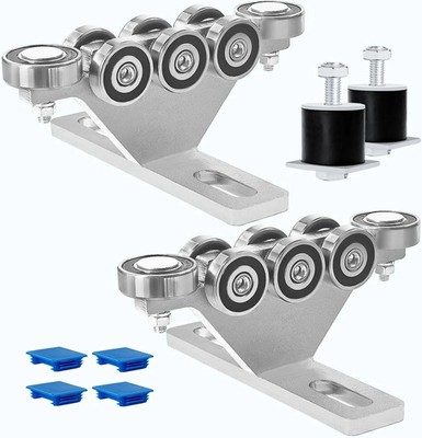 6+2 Wheel Hoist Trolley with Roller Wheels Limit, Unistrut Trolley Kit for Elect