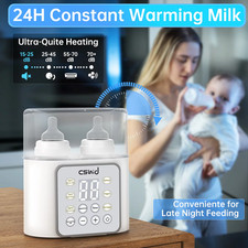 9-in-1 Baby Bottle Warmer  Food Heater - Fast Milk Warmer  Defrost