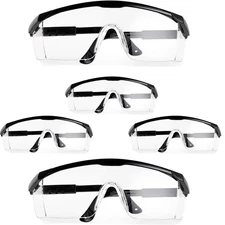 5 Pack Safety Glasses & Goggles,Anti-Fog Anti-Scratch Protective Eyewear,Wrap...
