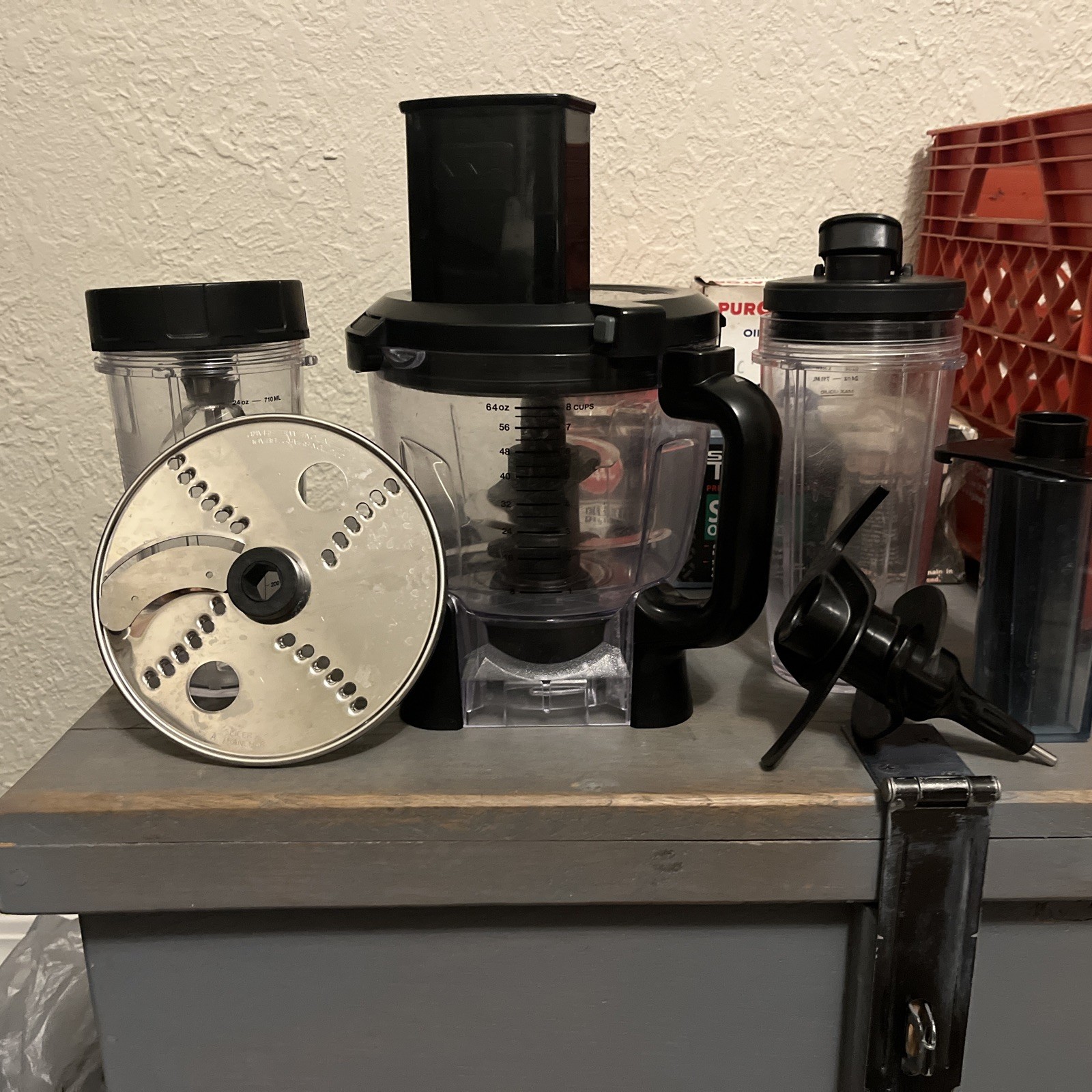 Ninja Blender Food Processor 8 Cup 64 oz Bowl w Lid Blade & 