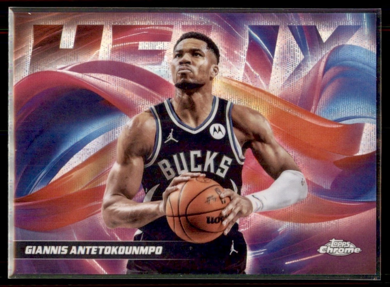 2025-26 Topps Chrome HELIX Giannis Antetokounmpo Milwaukee Bucks SSP Case Hit