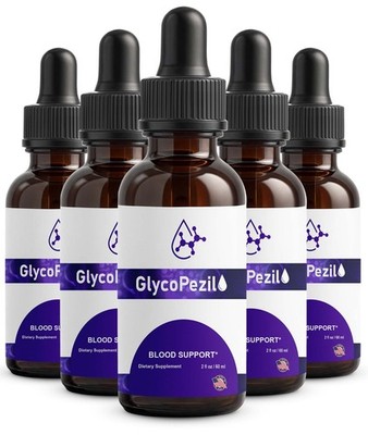 (5 Pack) Glycopezil Blood Support Drops Glyco Pezil Vitamin Supplement