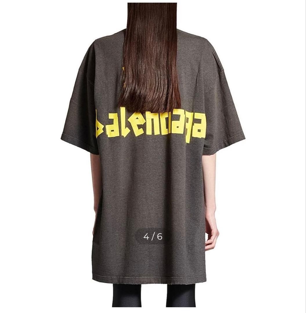 USED BALENCIAGA TAPETYPE T-SHIRT DRESS VERYGOOD thumbnail 5