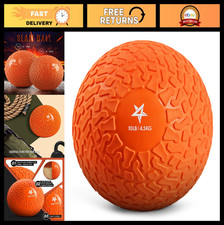 Weighted Slam Balls 10-40lb  Durable PVC Sand-Filled for Core Strength Training