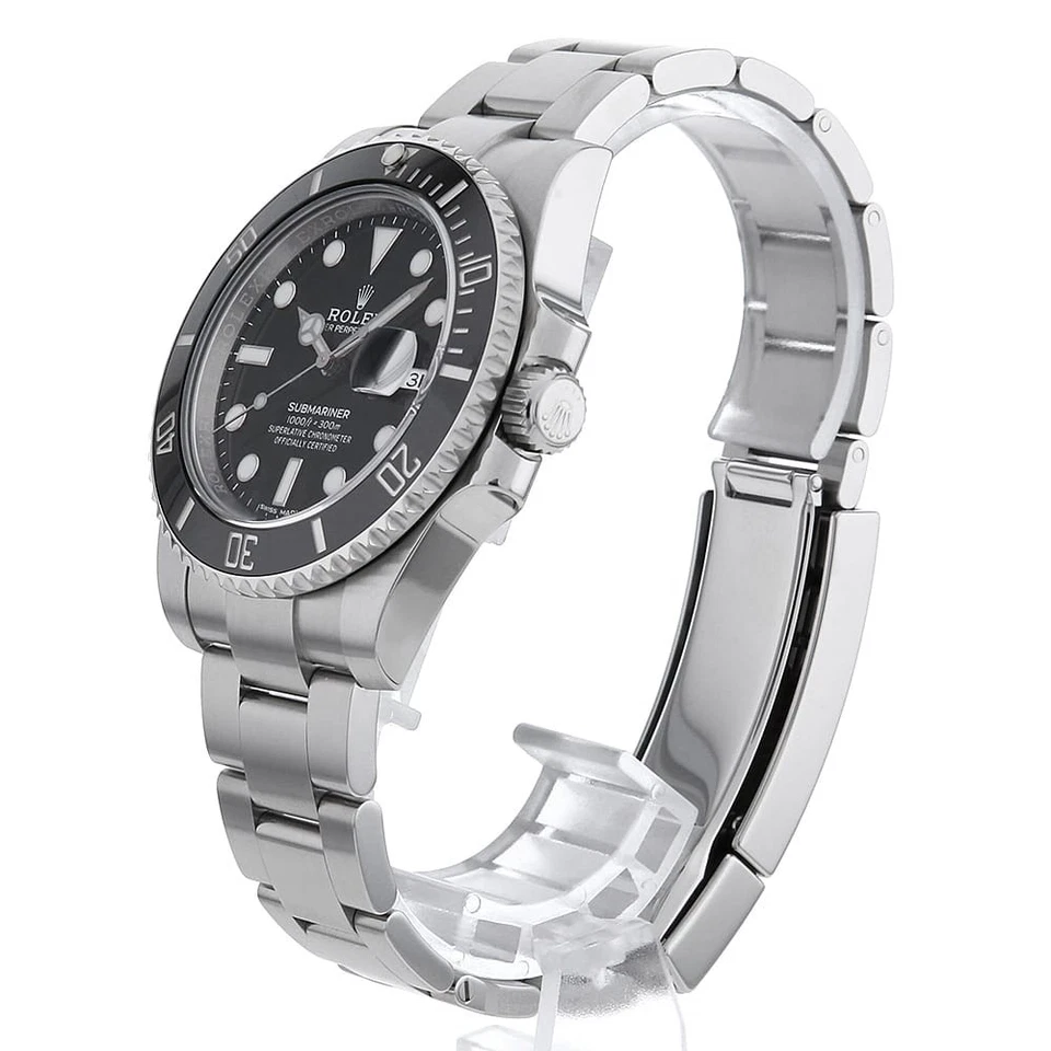 Rolex Submariner Fecha 116610LN Negro Número Aleatorio Segunda Mano Para Hombre Foto 2 de 4
