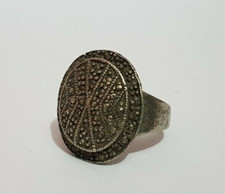 Rare Ancient Roman Ring Metal Artifact Old Vintage Museum Quality