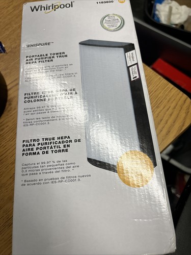 Nispira 1183600 H6 HEPA Filter für Whirlpool Luftreiniger WPT60 Medium 1er-Pack - Bild 2 von 4