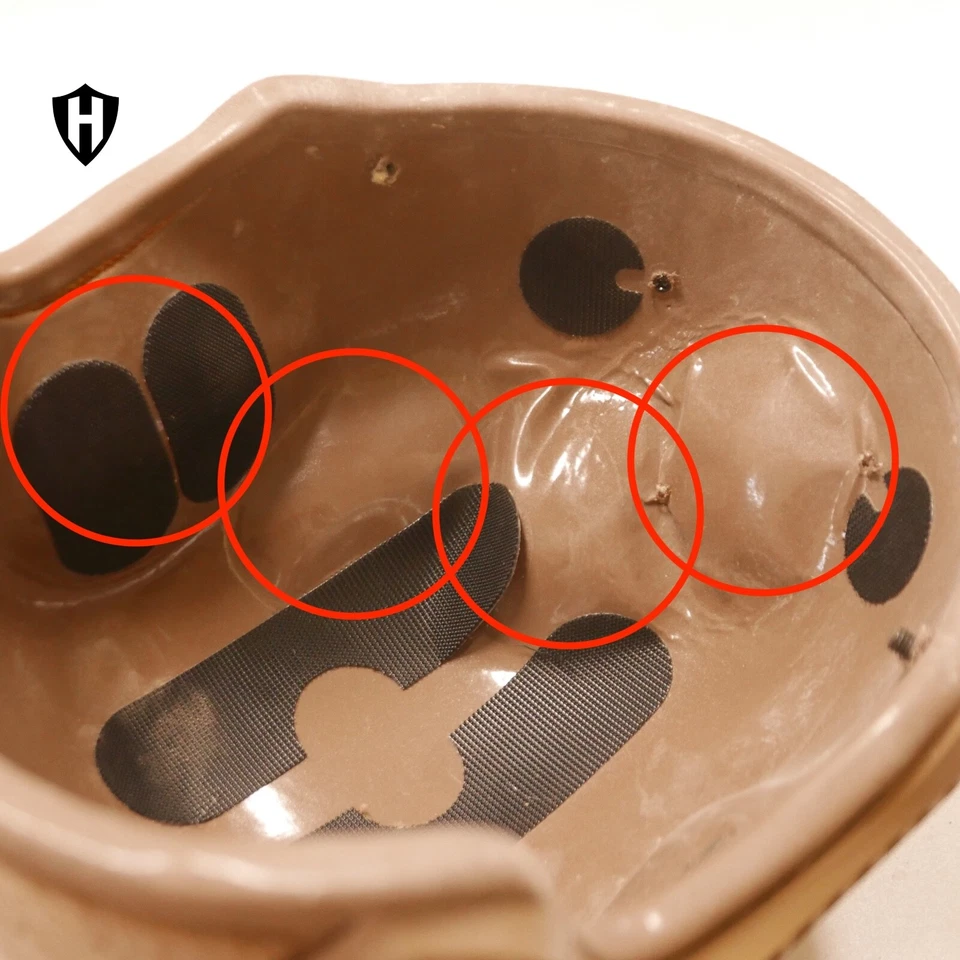 Casco balístico HHV ATE estilo Nivel 3A, hecho con Kevlar - probado en laboratorio y video Foto 4 de 4