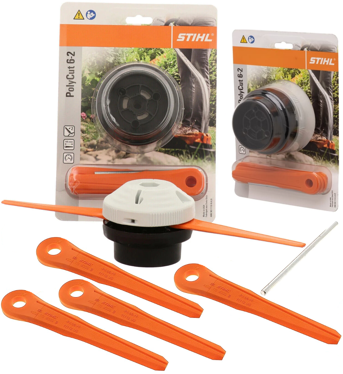 Stihl Mähkopf Fadenkopf PolyCut 6-2 mit 6 Messer 40067102137  