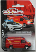 Majorette S.O.S. Cars Vw Volkswagen Crafter Rot Fire Brigade Neu/Ovp Feuerwehr