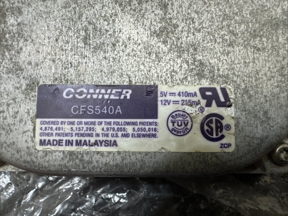 Untested Conner (CFS540A And CFS635A) 3.5" IDE Internal Hard Drive Free Shippin - Image 3 of 4