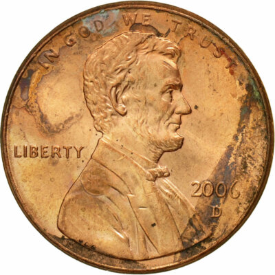[#544024] Münze, Vereinigte Staaten, Lincoln Cent, Cent, 2006, U.S. Mint, Denver