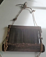 Beautiful antique African wooden weaving loom 