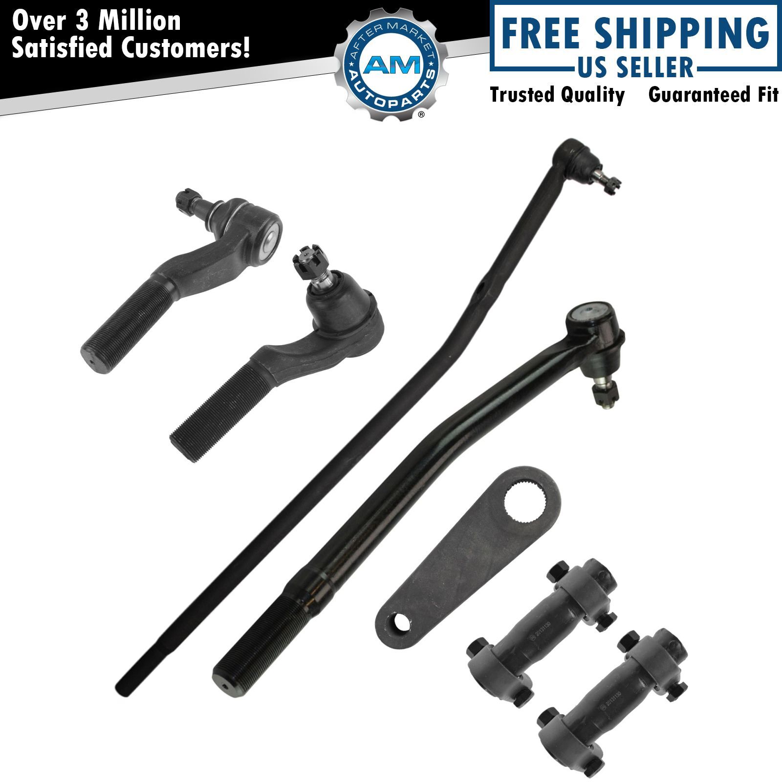 Front Inner & Outer Tie Rods Kit Fits 20082014 Ford E150 E250 2008