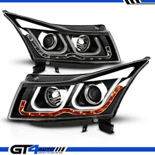 Aggresive U-Type LED Projector Headlights 2011-2016 Chevy Cruze - Bulbs Included