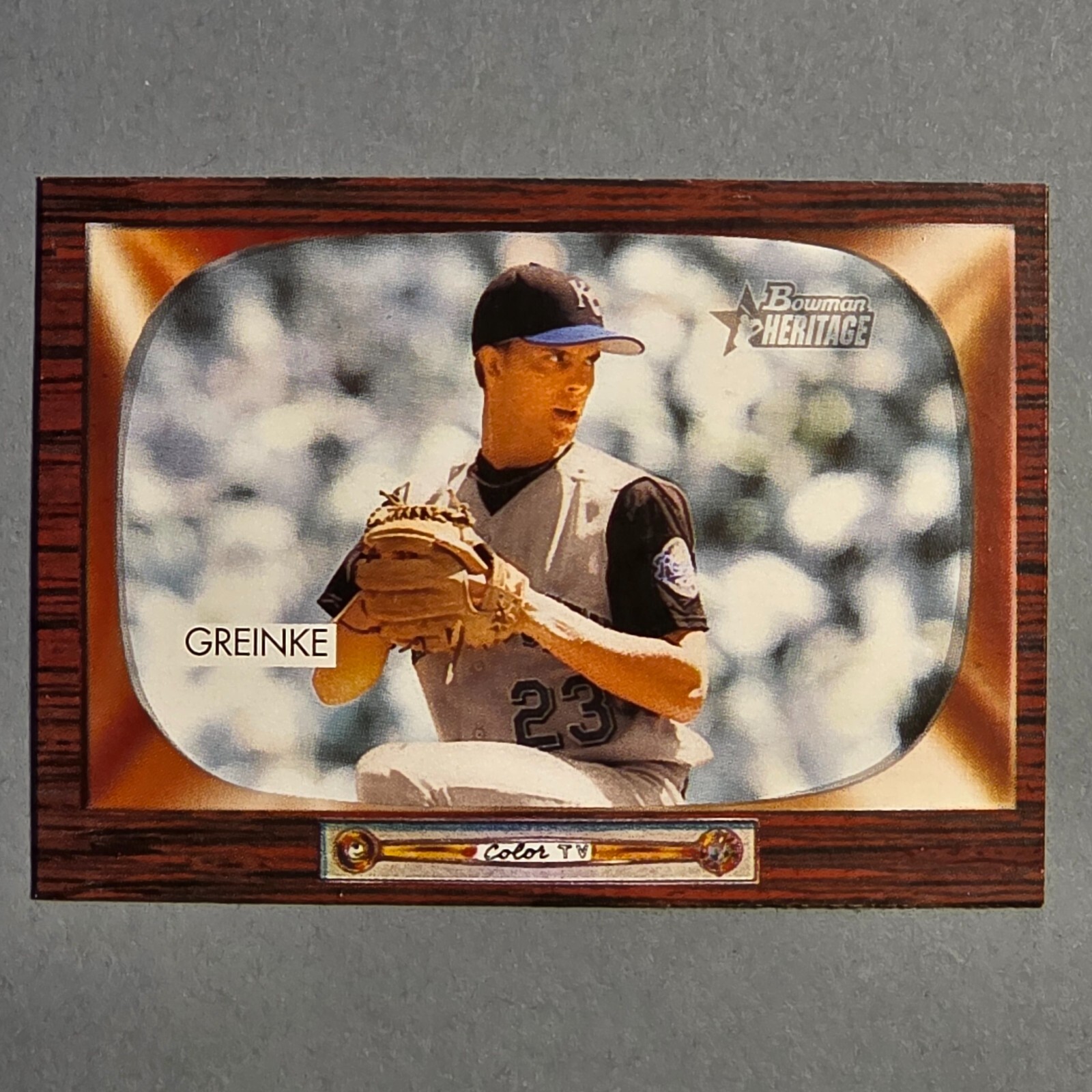 2004 Bowman Heritage Zack Greinke Kansas City Royals SP Rookie RC Card #189