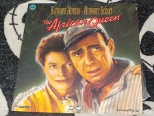 The African Queen Remastered Laserdisc LD Humphrey Bogart Free Ship 50