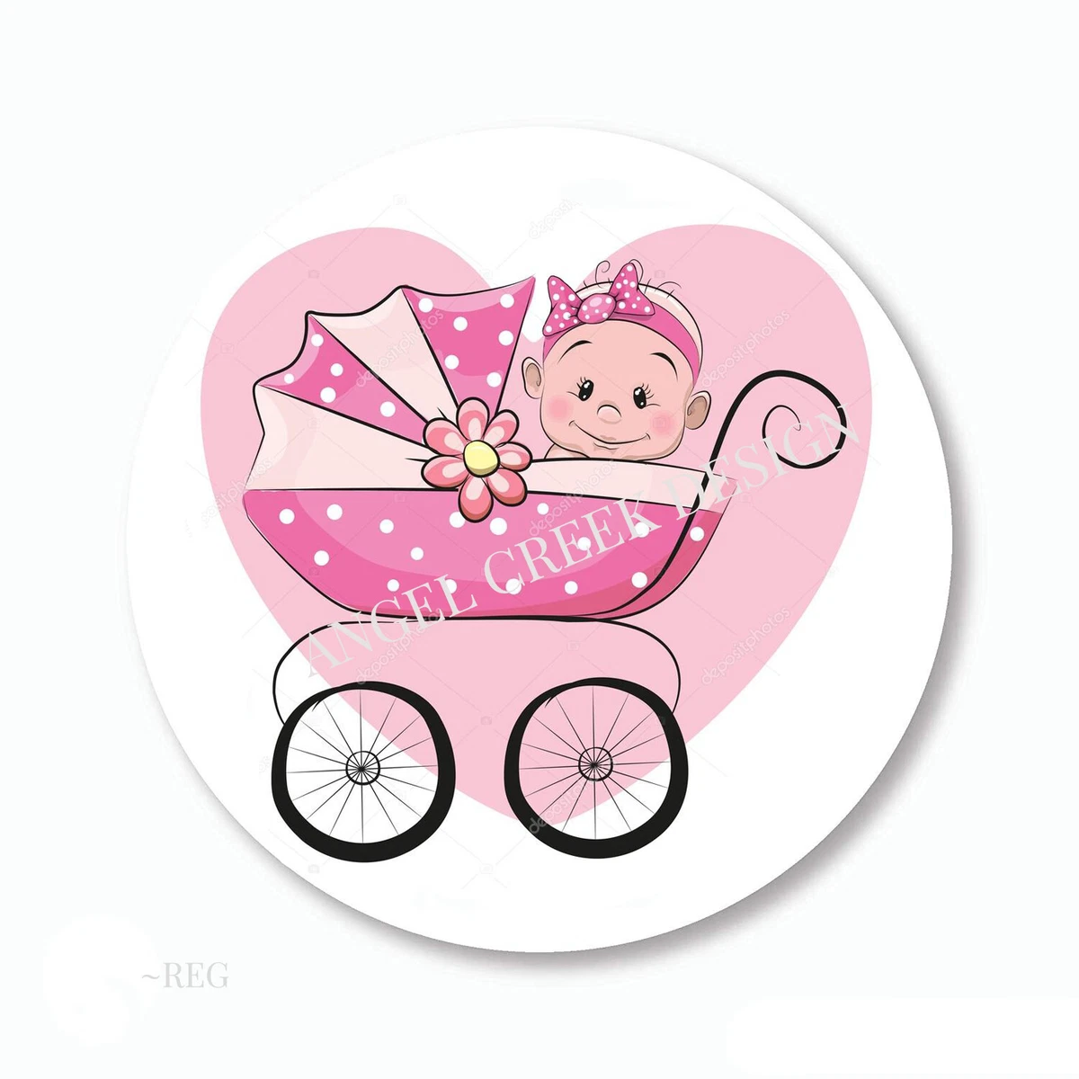 25 Recuerdos De Baby Shower Para Niña: Sobre De Semillas De Aliento Ángel Rosa | Incluye Poema
