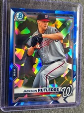 2021 Bowman Chrome SAPPHIRE Jackson Rutledge
