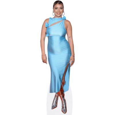 Caity Baser (Blue Dress) Pappaufsteller lebensgross