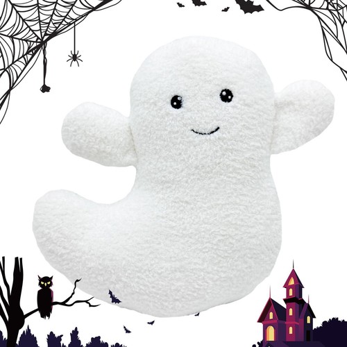 Ghost Plush Pillow Stuffed Ghost Plush Doll 9 Inch Ghost Toy for Bedroom cute