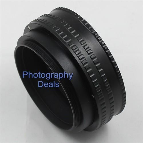 Brass M77 to M77 17-31mm Adjustable Focusing Helicoid Lens Adapter Macro Tube - Picture 8 of 8