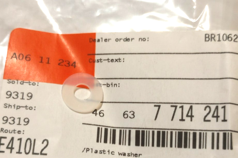 BMW Plastic Washer NOS 46637714241 (L&S-455) | eBay