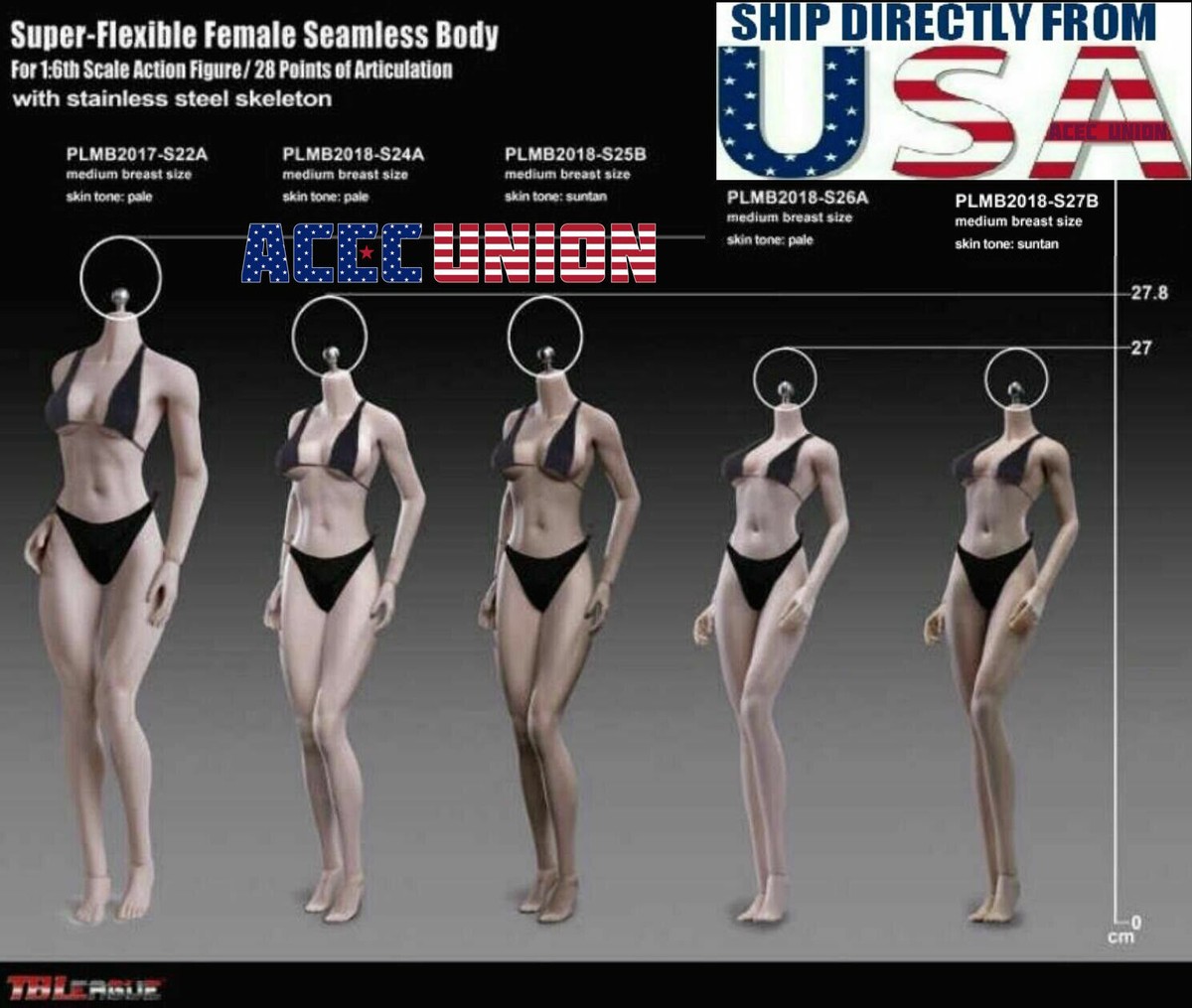 TBLeague TEEN GIRL TYPE PHICEN 1/6 Steel Skeleton ASIAN Female