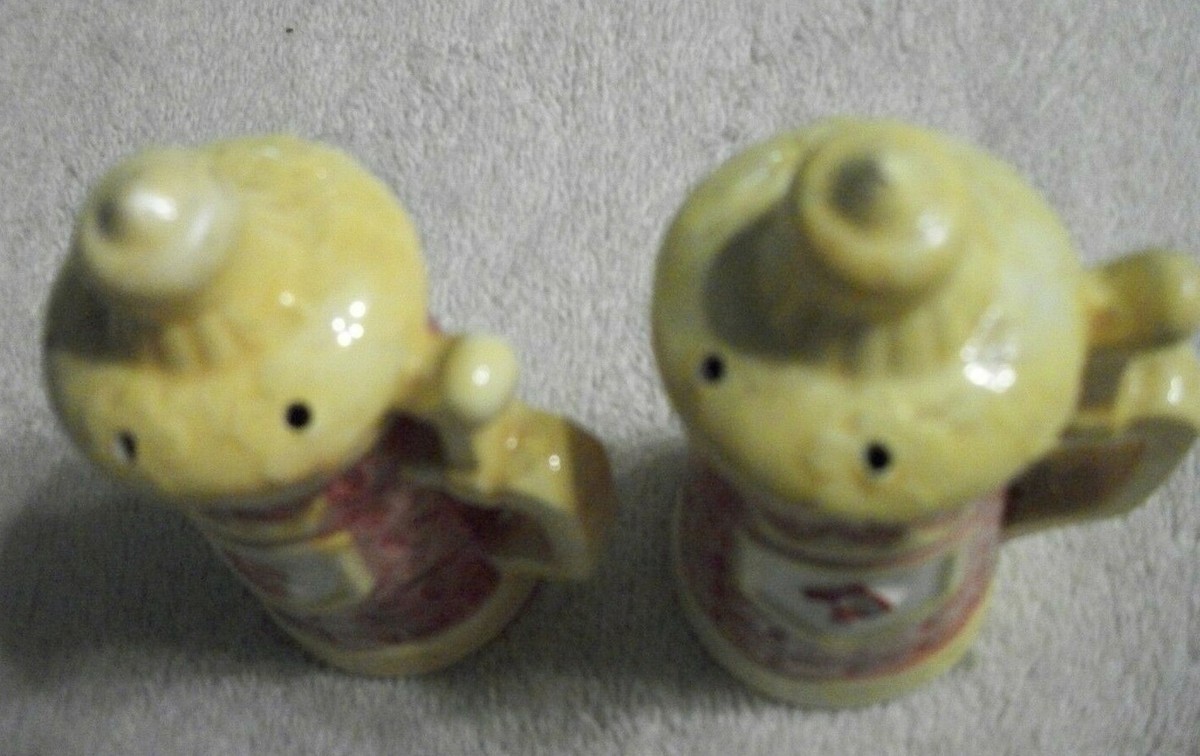 Vintage Ceramic Beer Stein Salt & Pepper Shakers #5269