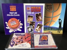 Phoenix Suns Signed Media Guides & CD Signed Kerr Hornacek & Kevin Johnson
