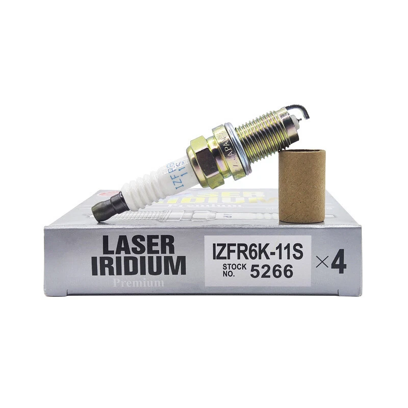 OEM 4Pcs NGK Spark plug For IZFR6K-11S 9807B-561BW LASER IRIDIUM HONDA CIVIC New - Image 4 of 4