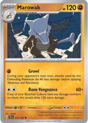 Pokemon Marowak (73/185) Stellar Crown NM REVERSE HOLO | eBay