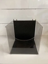 Slatwall Grid Storage Bin Acrylic Organizer Cube Merchandise Box Retail Display